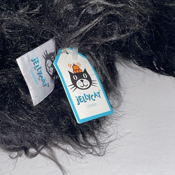 Jellycat Charlie Crow Black Plush Stuffed Retired 2016 Rare Jellycat London Tag - Picture 7 of 11